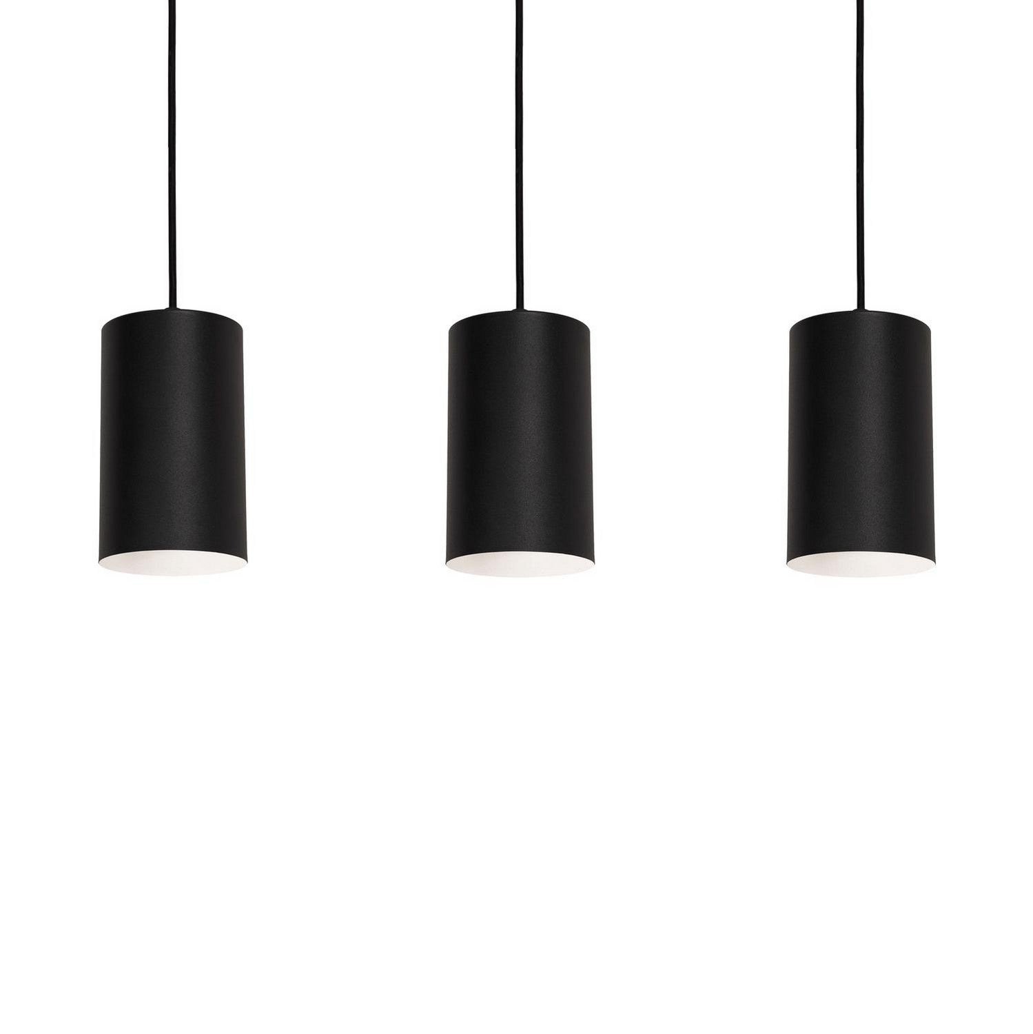 AFX Lighting - TYKP04MBBKLNR3 - Three Light Linear Pendant - Tyke - Black