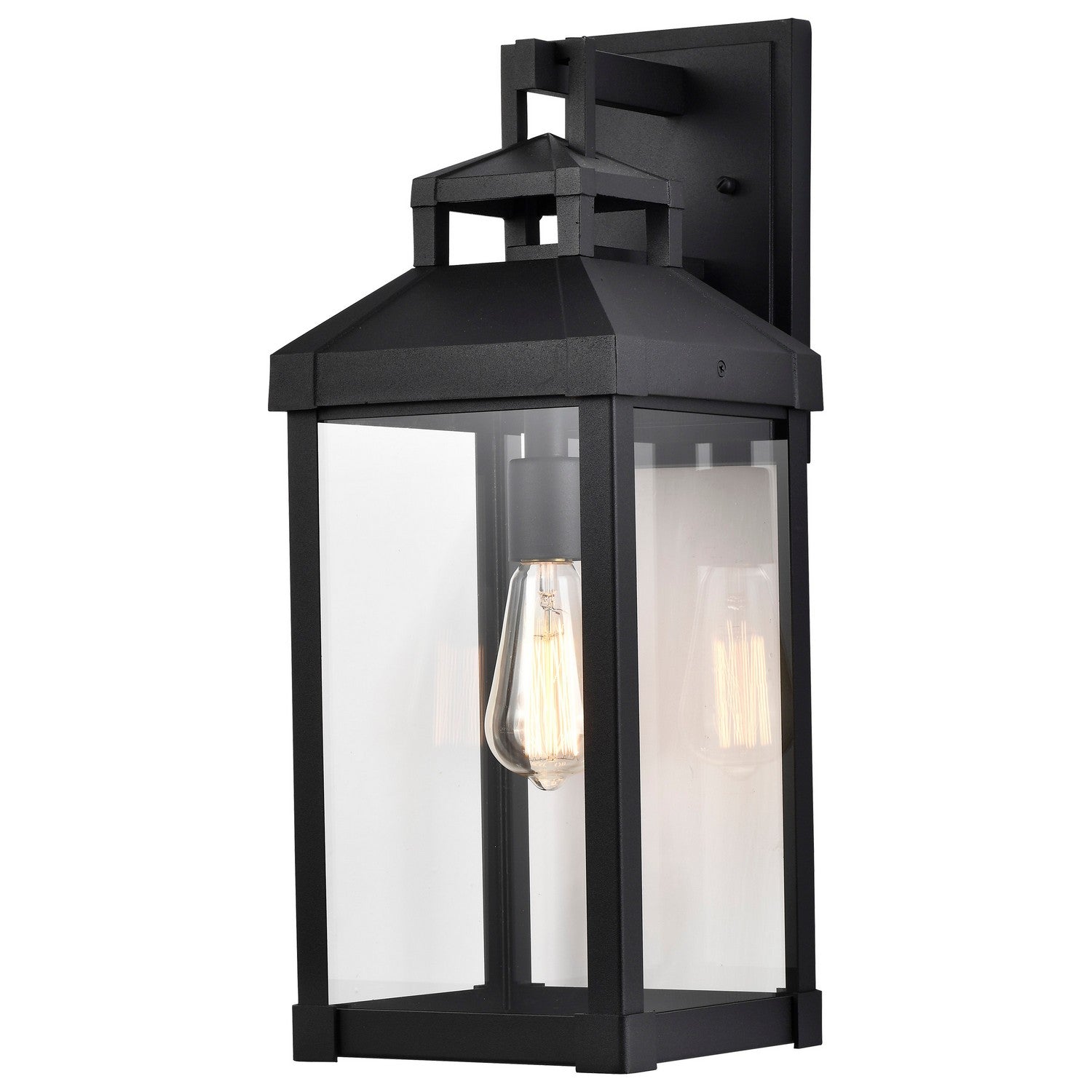 Nuvo Lighting - 60-7372 - One Light Wall Lantern - Corning - Matte Black