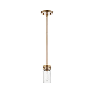 Nuvo Lighting - 60-7529 - One Light Mini Pendant - Intersection - Burnished Brass