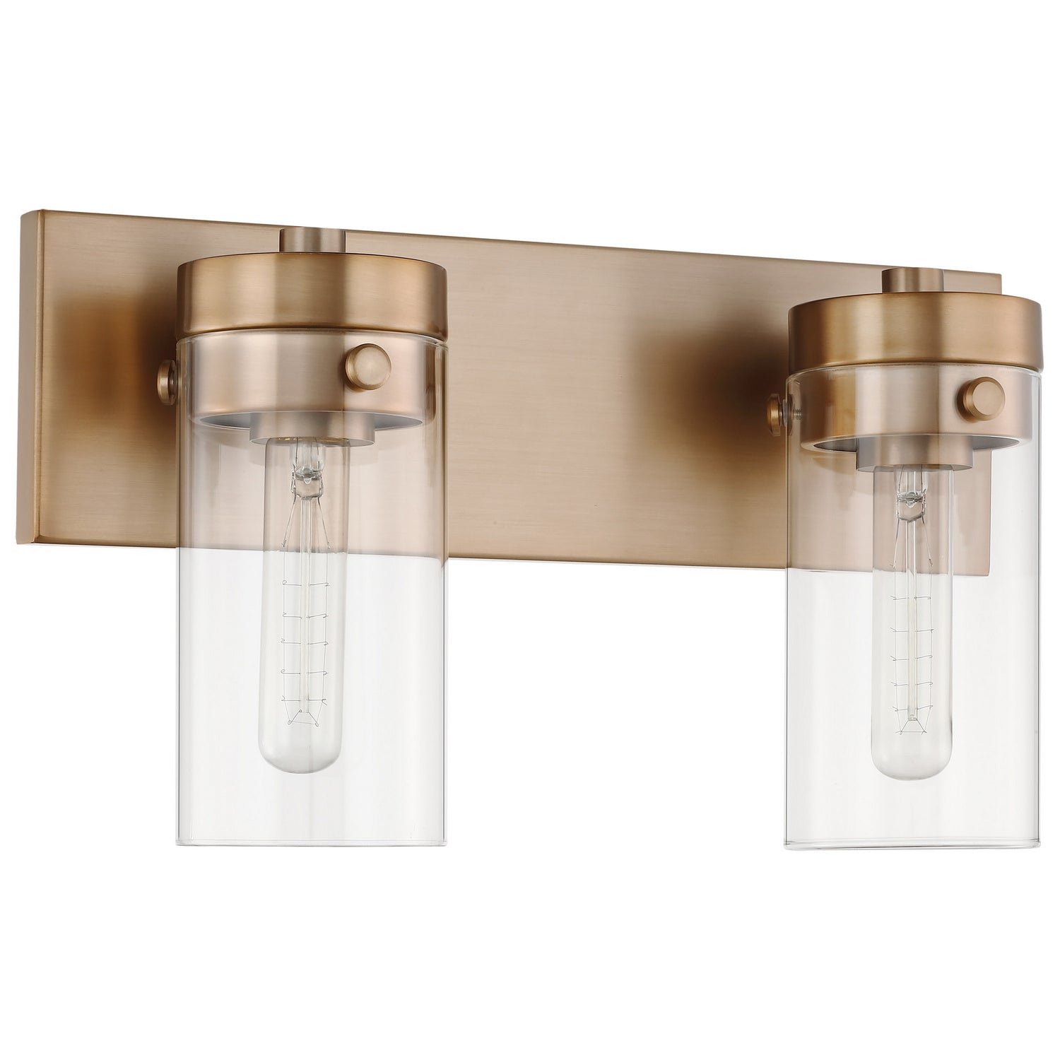 Nuvo Lighting - 60-7532 - Two Light Vanity - Intersection - Burnished Brass