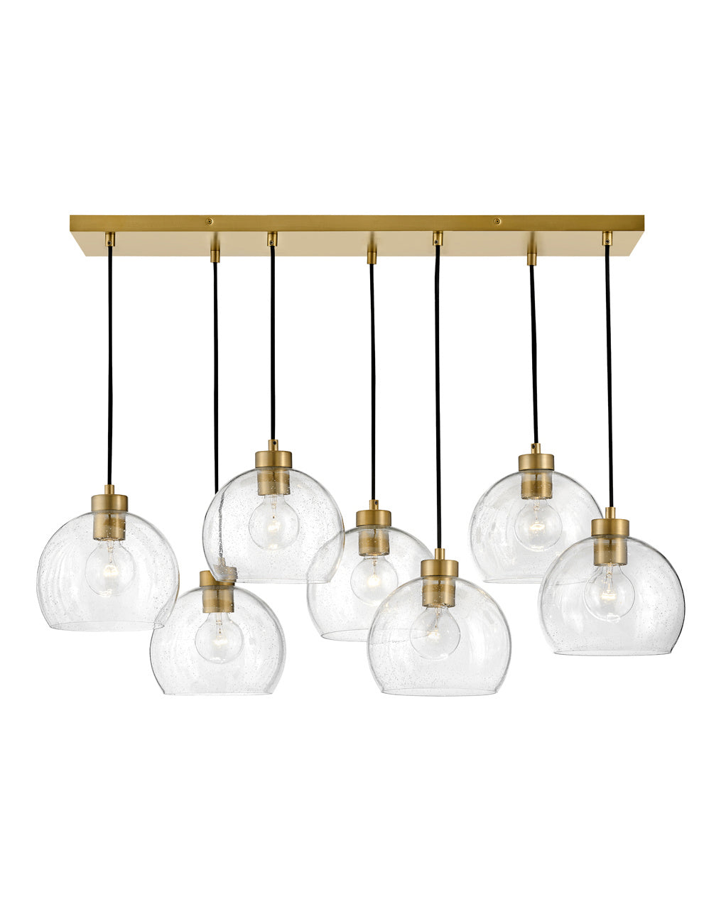 Lark - 83016LCB - LED Linear Chandelier - Rumi - Lacquered Brass