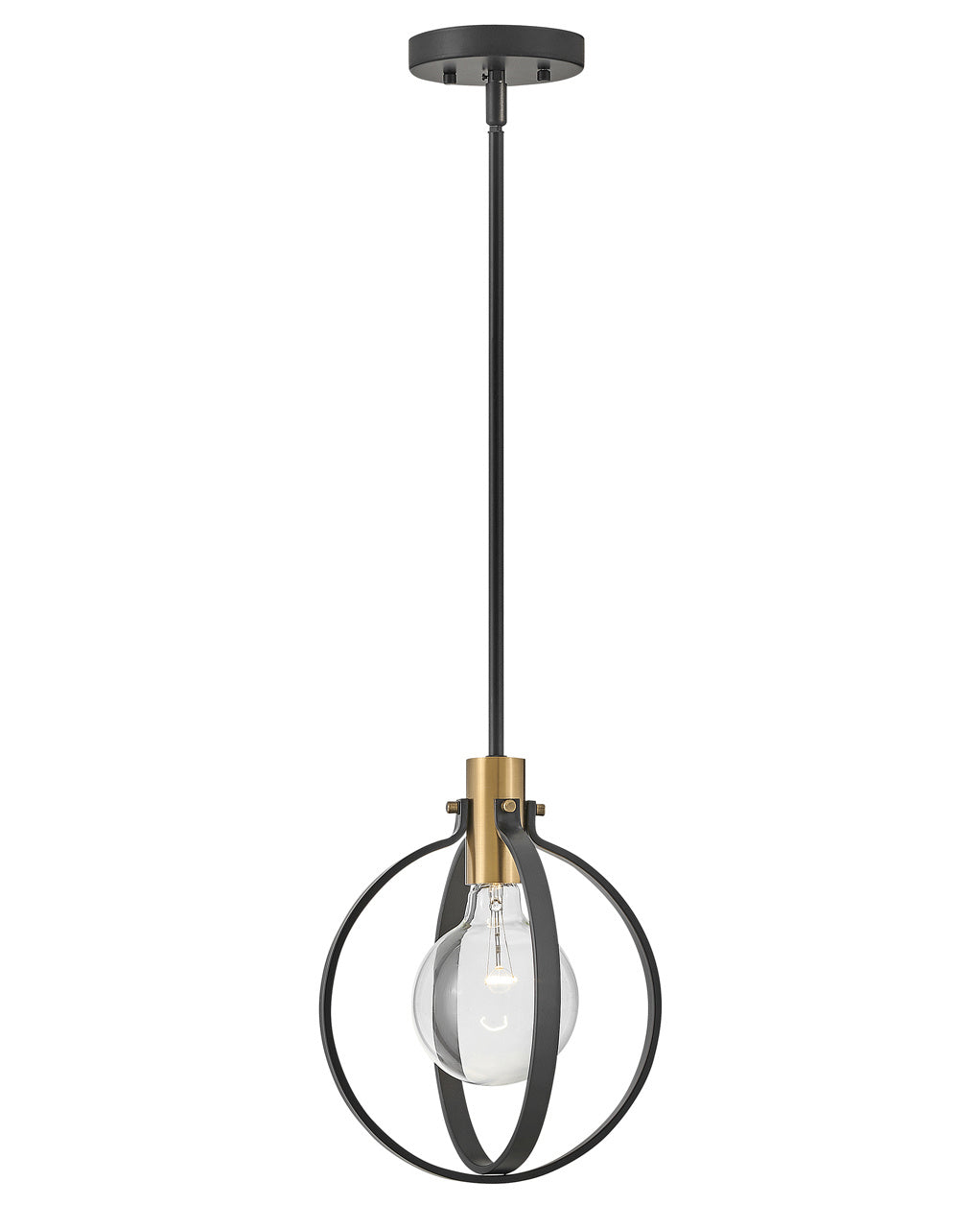 Lark - 83037BK - LED Pendant - Cirque - Black