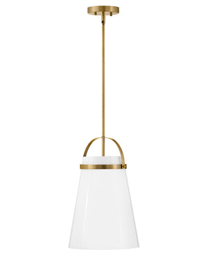 Lark - 83053LCB - LED Pendant - Tori - Lacquered Brass