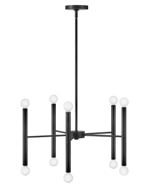 Lark - 83198BK - LED Chandelier - Millie - Black