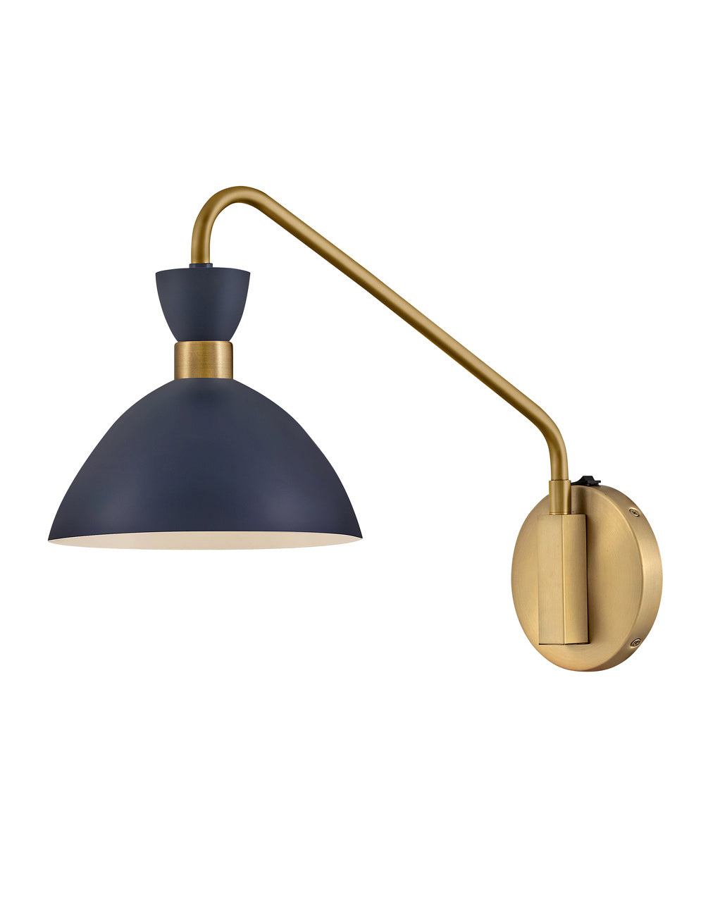 Lark - 83250MV-HB - LED Plug-In Wall Sconce - Simon - Matte Navy