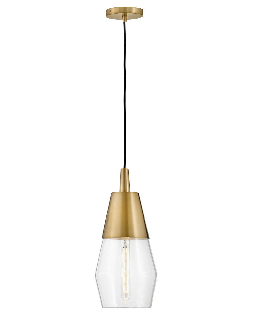 Lark - 83397LCB - LED Pendant - Livie - Lacquered Brass