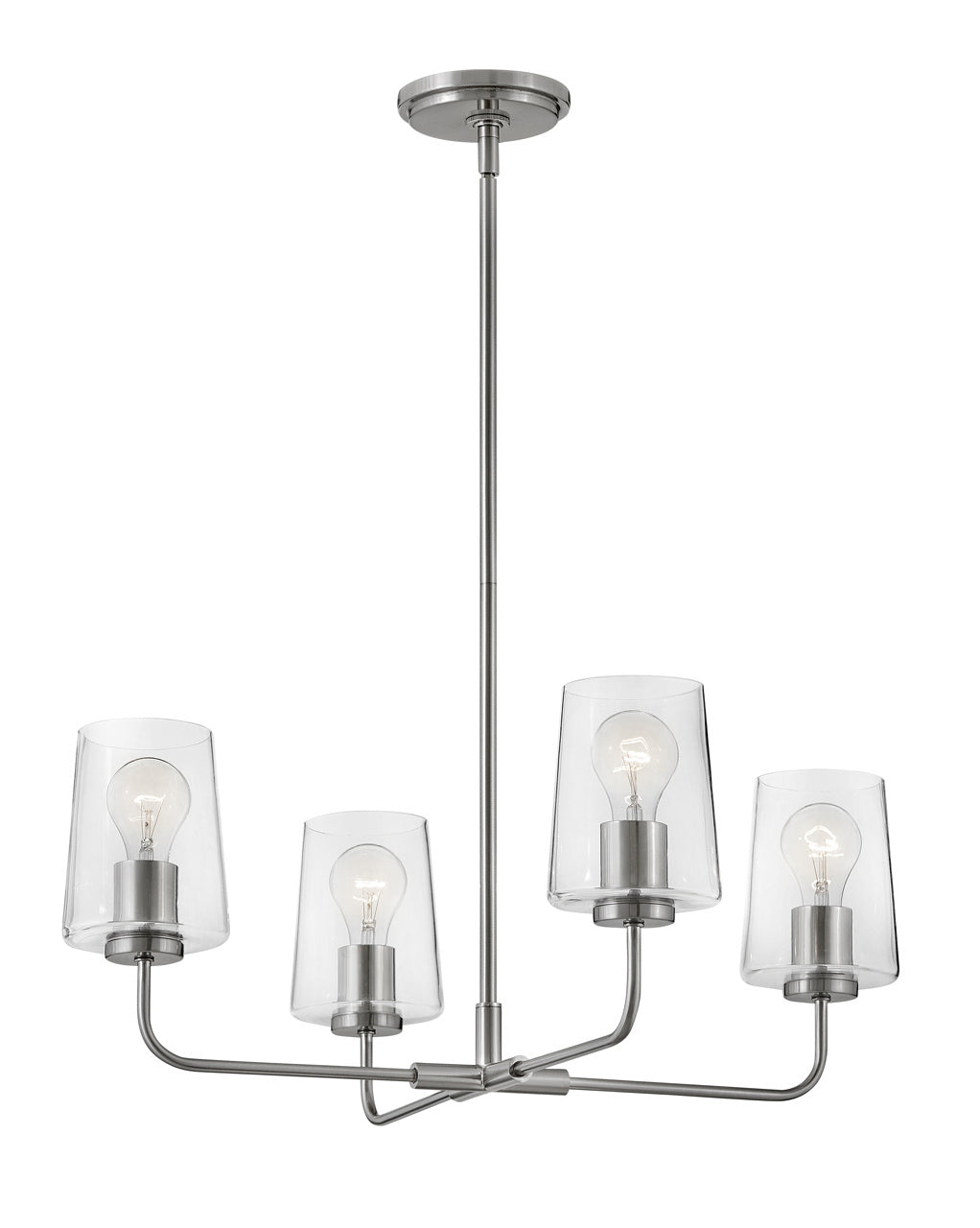 Lark - 83454BN - LED Chandelier - Kline - Brushed Nickel