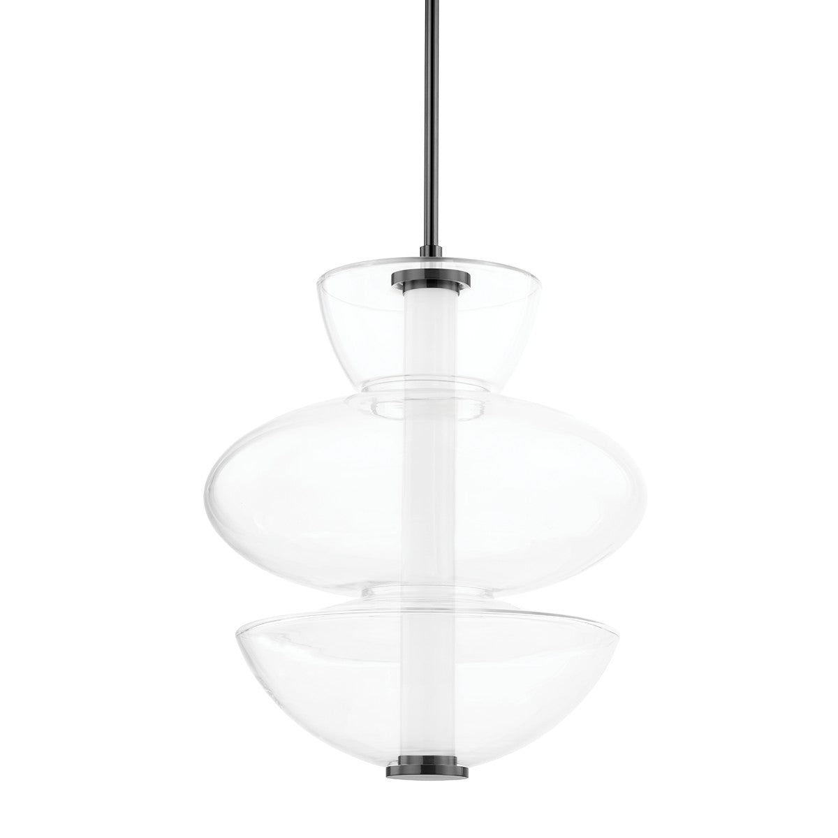 Hudson Valley - 5319-BLNK - LED Pendant - Palermo - Black Nickel