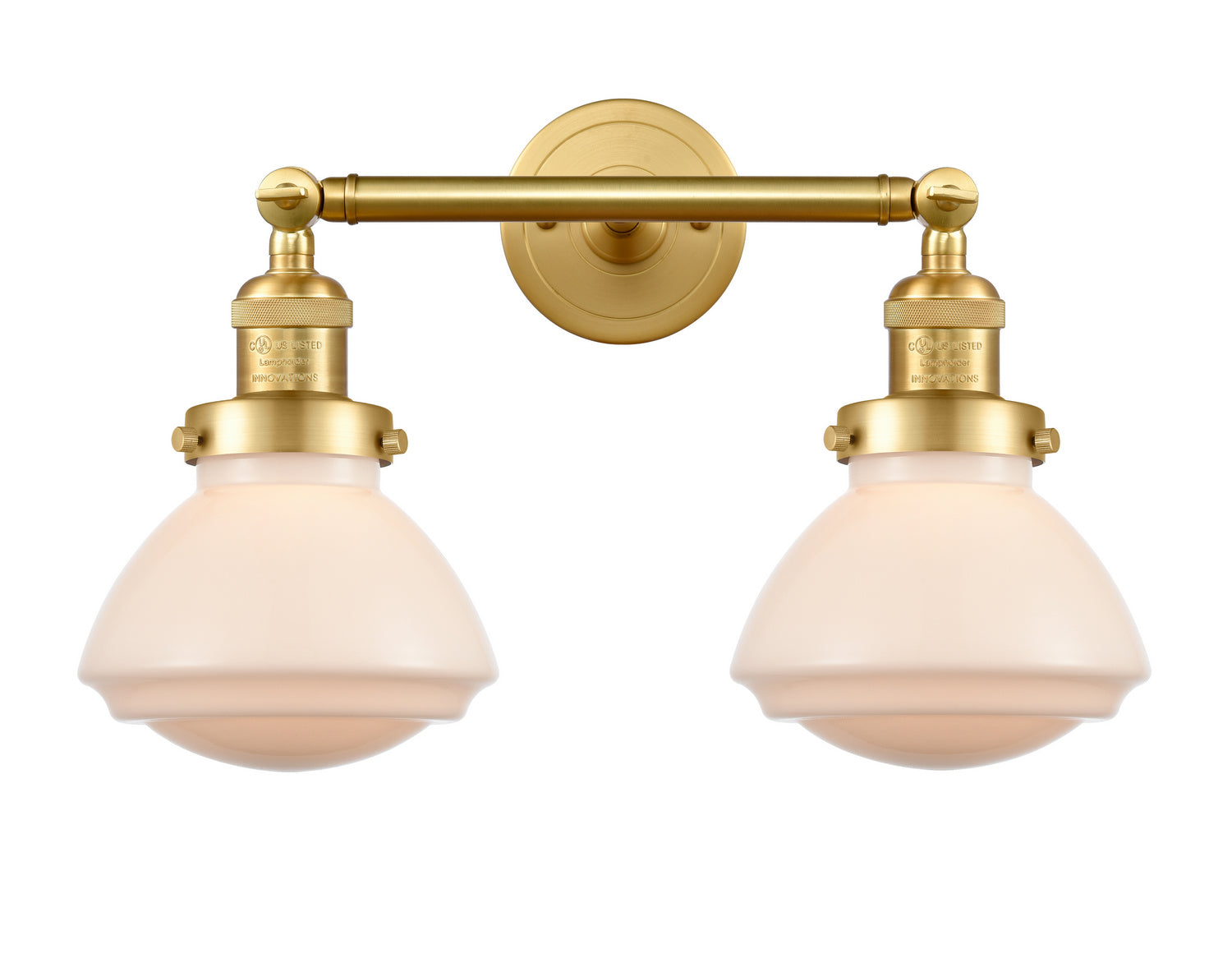 Innovations - 208-SG-G321 - Two Light Bath Vanity - Franklin Restoration - Satin Gold