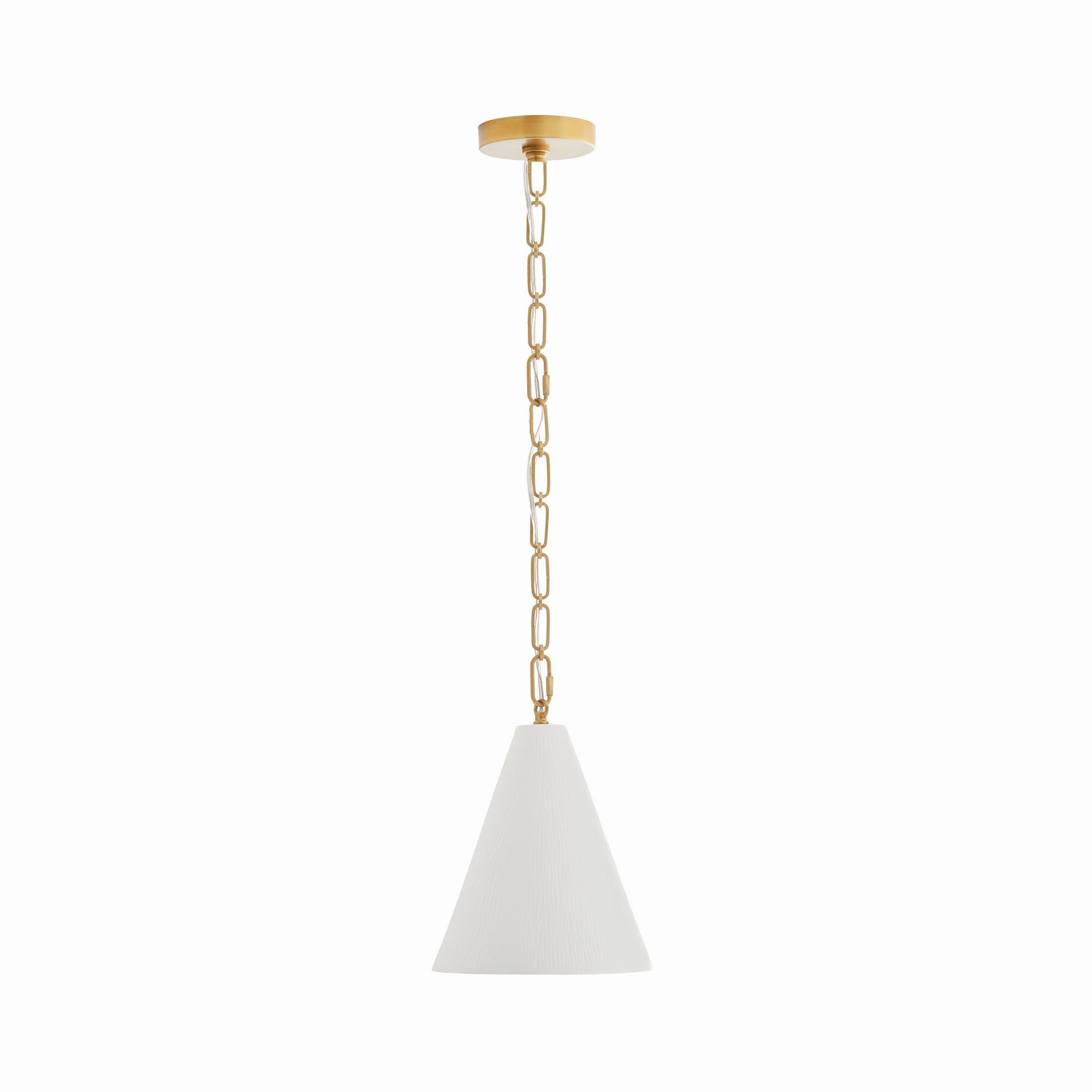 Arteriors - 49794 - One Light Pendant - Oakland - Matte Bone