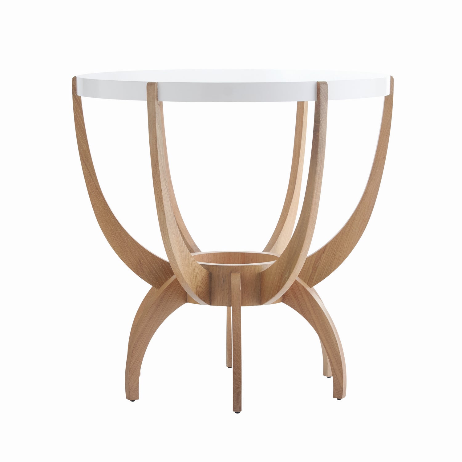 Arteriors - 5709 - Side Table - Nia - White