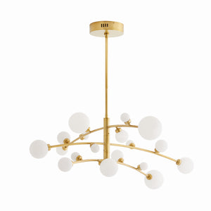 Arteriors - 89481 - LED Chandelier - Maser - Antique Brass