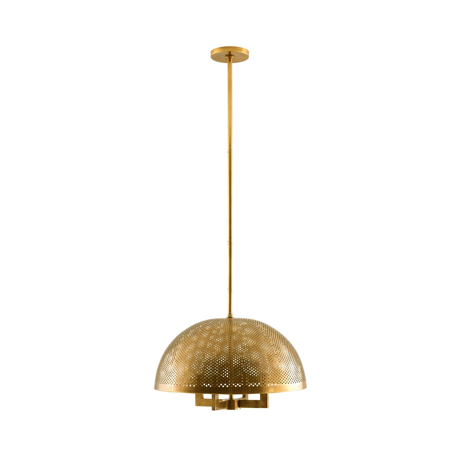 Arteriors - DJ42002 - Four Light Pendant - Tapio - Vintage Brass