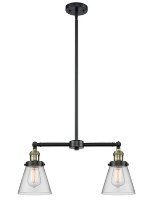 Innovations - 209-BAB-G62 - Two Light Island Pendant - Franklin Restoration - Black Antique Brass