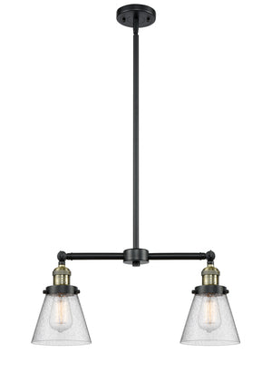 Innovations - 209-BAB-G64 - Two Light Island Pendant - Franklin Restoration - Black Antique Brass