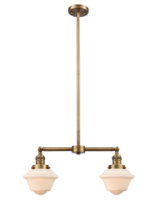 Innovations - 209-BB-G531 - Two Light Island Pendant - Franklin Restoration - Brushed Brass