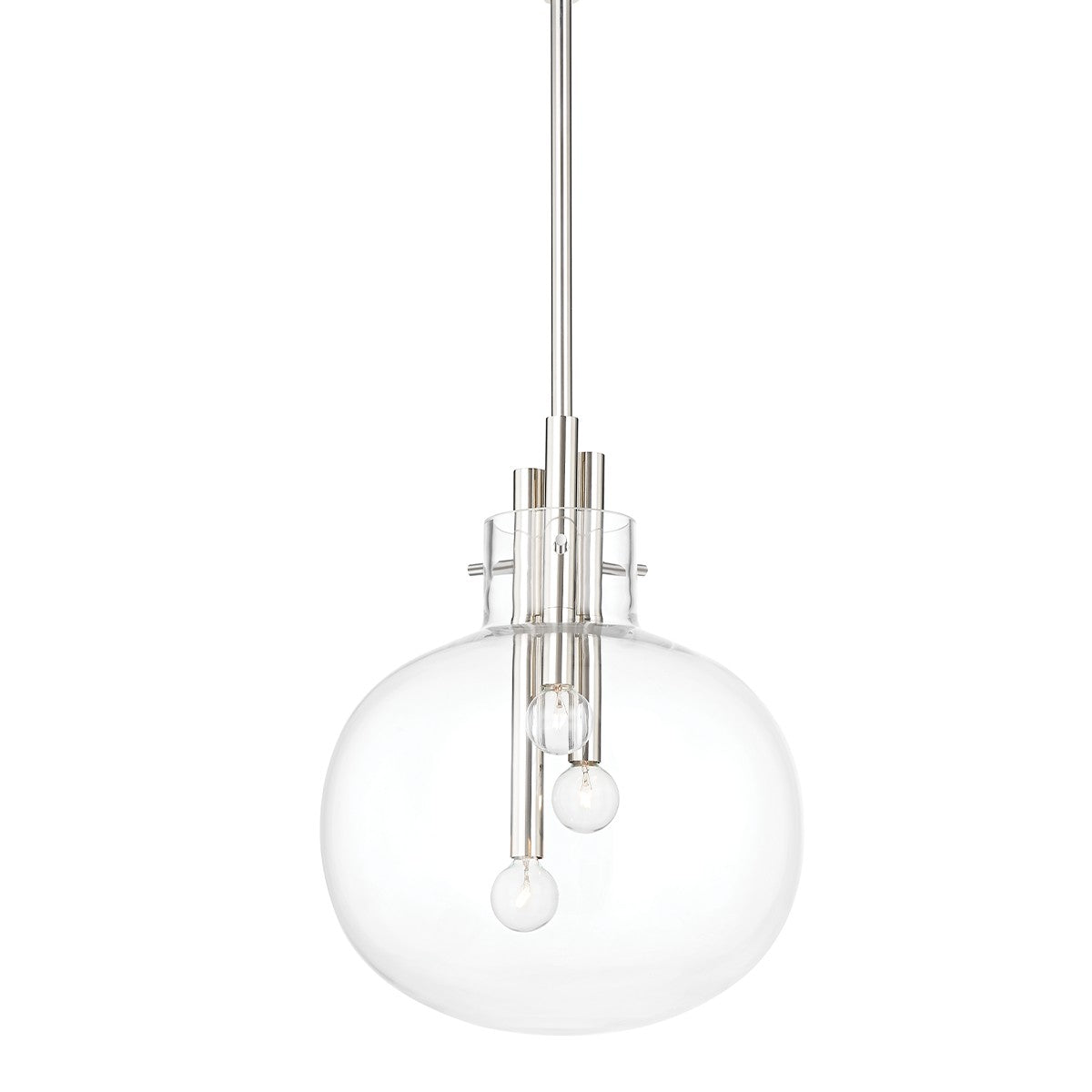 Hudson Valley - 3914-PN - Three Light Pendant - Hempstead - Polished Nickel