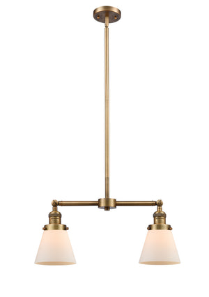 Innovations - 209-BB-G61 - Two Light Island Pendant - Franklin Restoration - Brushed Brass