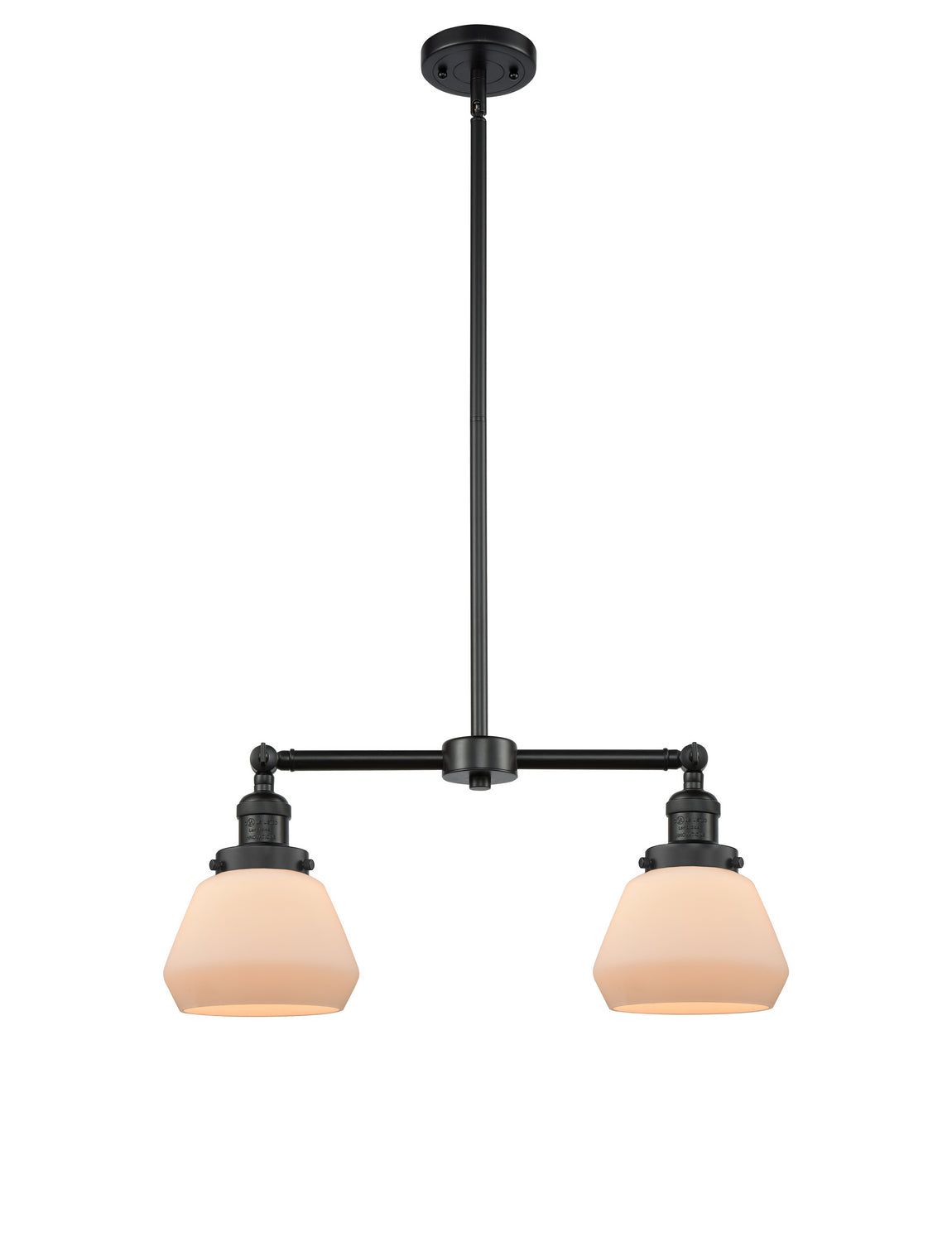 Innovations - 209-BK-G171-LED - LED Island Pendant - Franklin Restoration - Matte Black