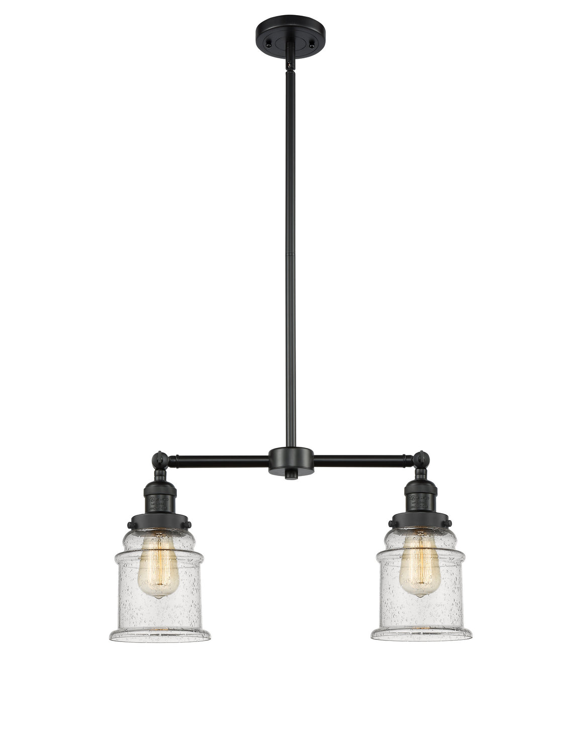 Innovations - 209-BK-G184-LED - LED Island Pendant - Franklin Restoration - Matte Black