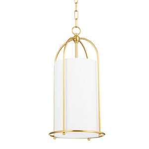 Hudson Valley - 4810-AGB - One Light Lantern - Orlando - Aged Brass