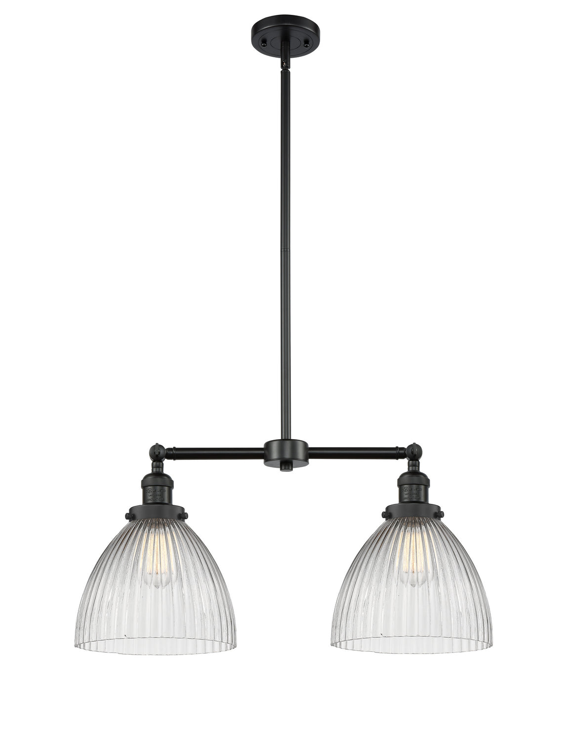 Innovations - 209-BK-G222-LED - LED Island Pendant - Franklin Restoration - Matte Black