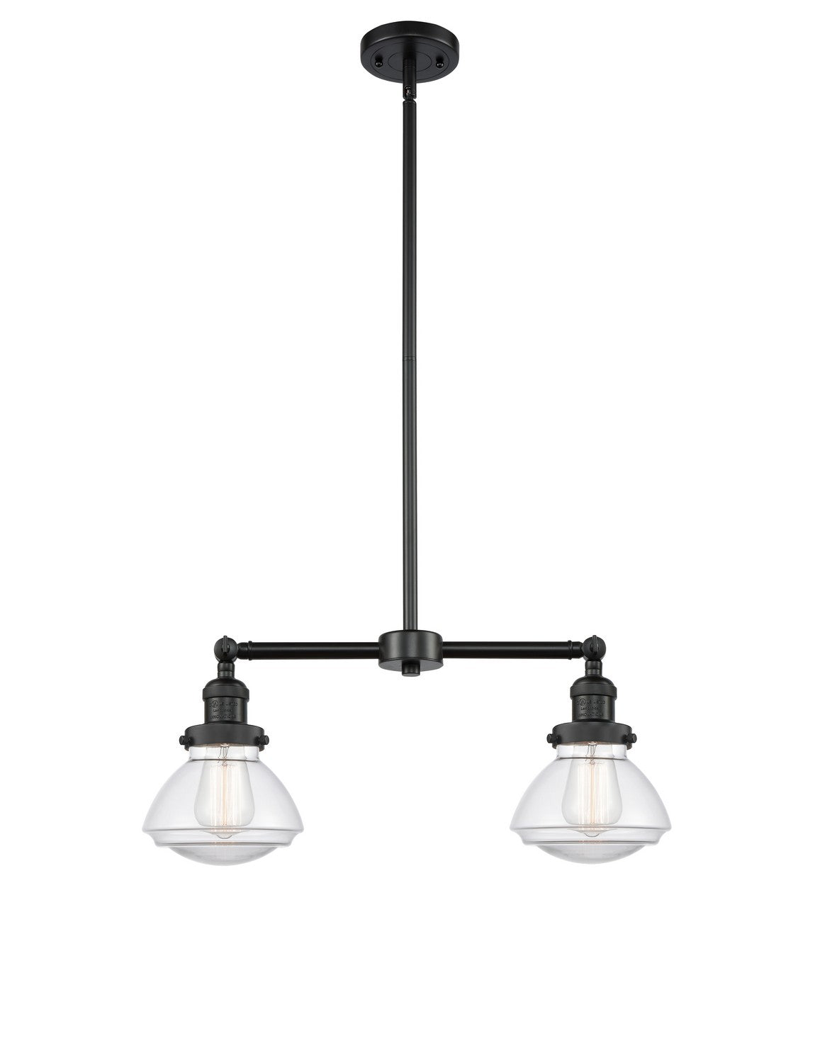 Innovations - 209-BK-G322-LED - LED Island Pendant - Franklin Restoration - Matte Black