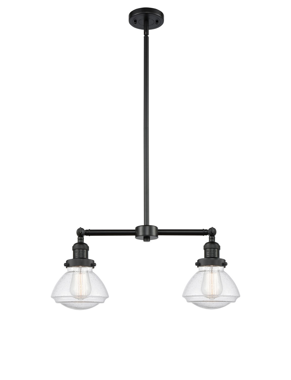 Innovations - 209-BK-G324-LED - LED Island Pendant - Franklin Restoration - Matte Black