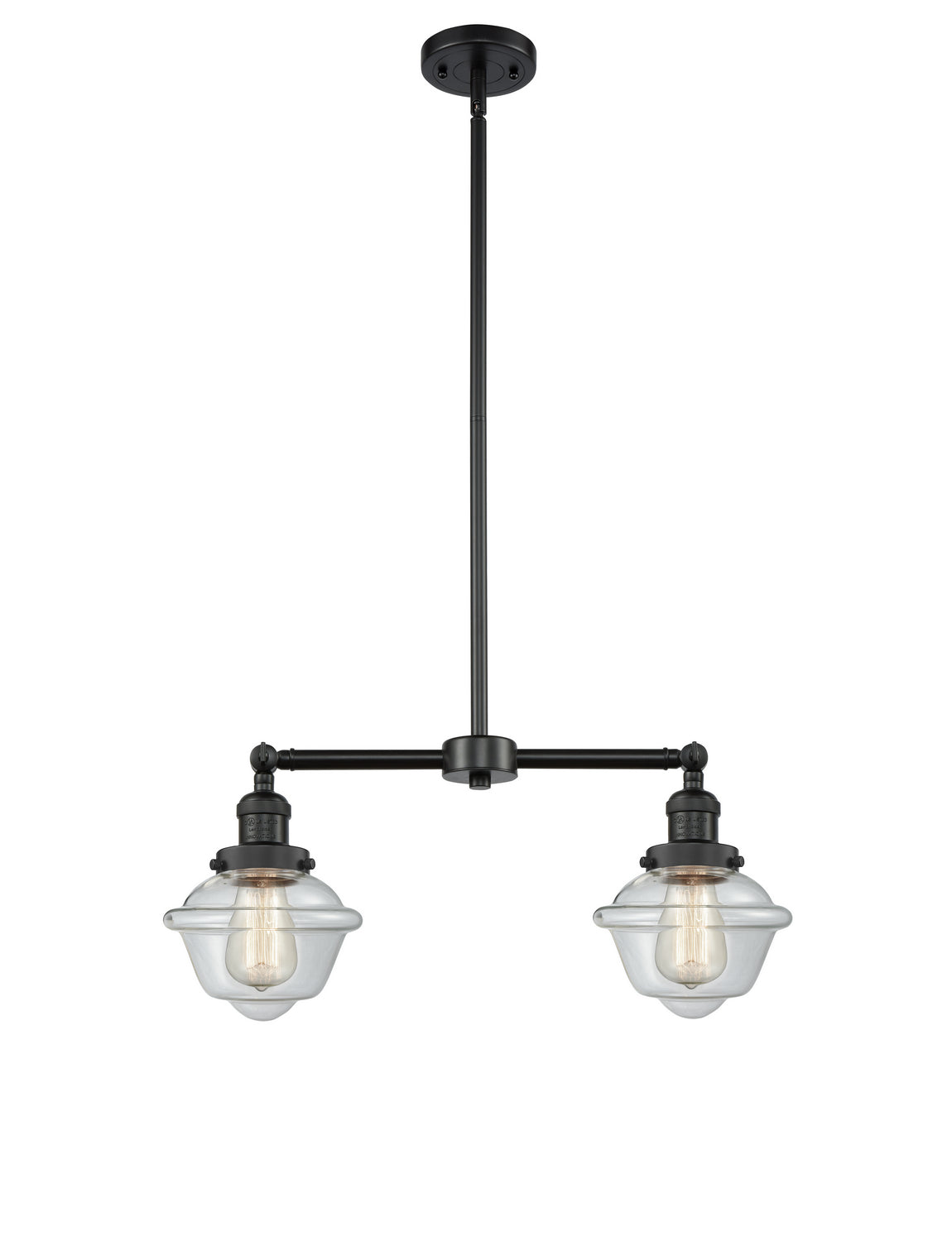 Innovations - 209-BK-G532-LED - LED Island Pendant - Franklin Restoration - Matte Black