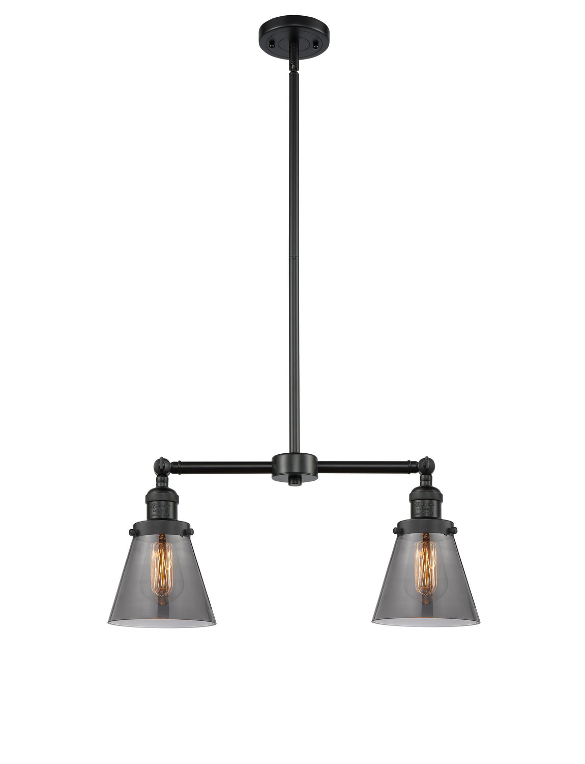 Innovations - 209-BK-G63-LED - LED Island Pendant - Franklin Restoration - Matte Black