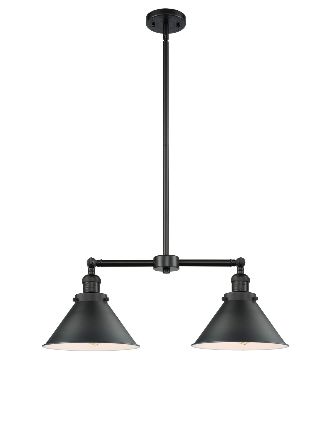 Innovations - 209-BK-M10-BK-LED - LED Island Pendant - Franklin Restoration - Matte Black