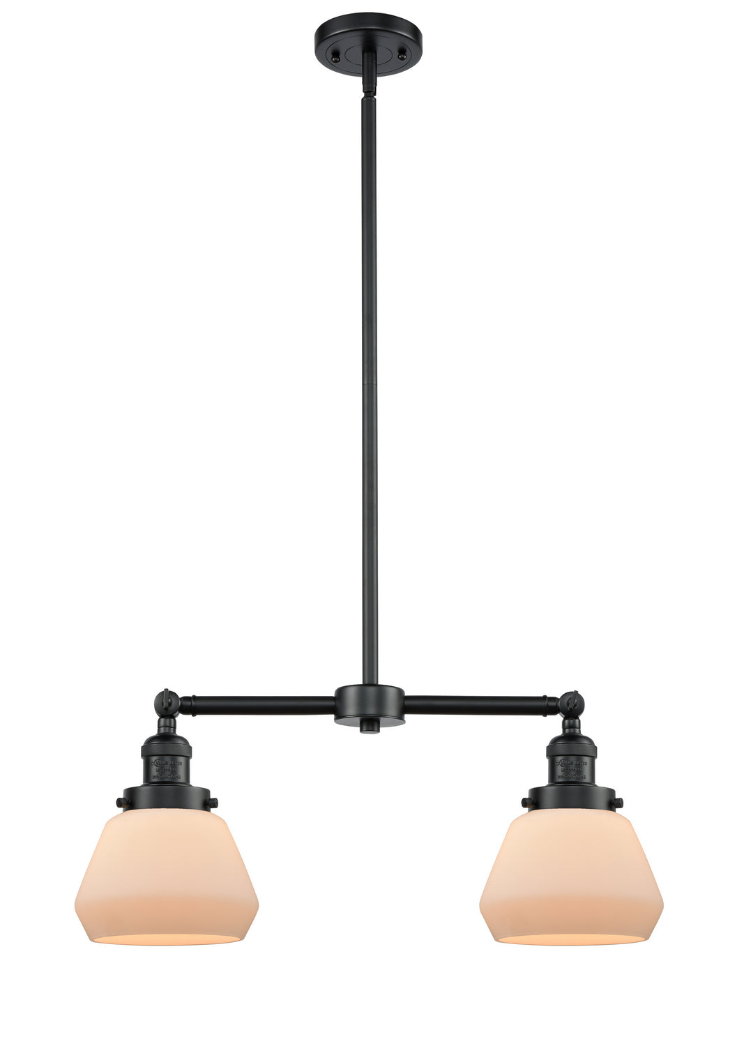 Innovations - 209-OB-G171 - Two Light Island Pendant - Franklin Restoration - Oil Rubbed Bronze