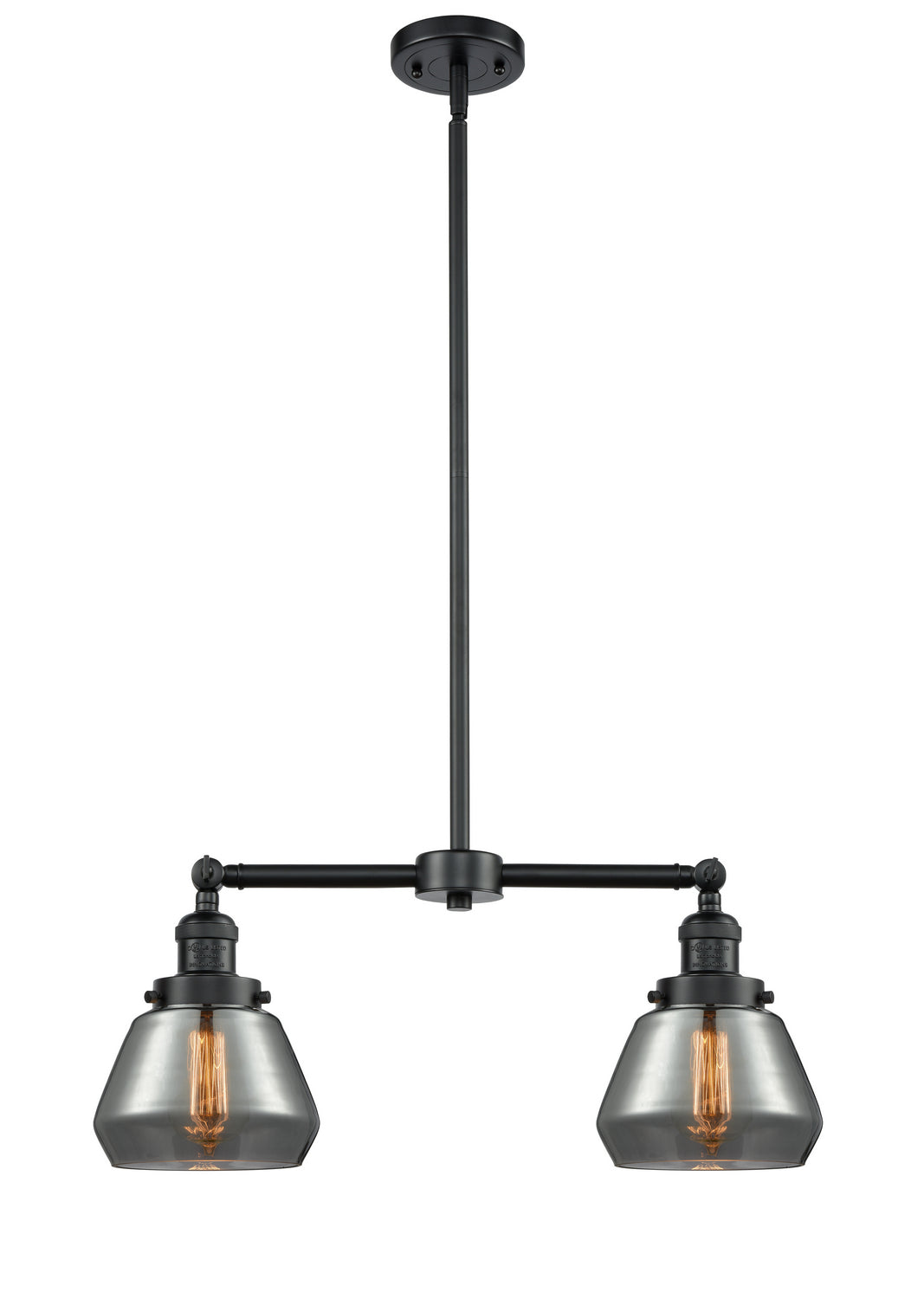 Innovations - 209-OB-G173 - Two Light Island Pendant - Franklin Restoration - Oil Rubbed Bronze