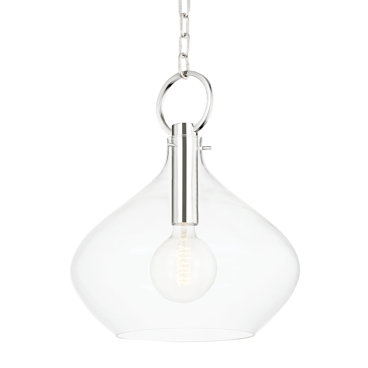 Hudson Valley - BKO253-PN - One Light Pendant - Lina - Polished Nickel