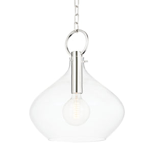 Hudson Valley - BKO253-PN - One Light Pendant - Lina - Polished Nickel