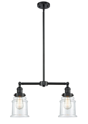 Innovations - 209-OB-G182 - Two Light Island Pendant - Franklin Restoration - Oil Rubbed Bronze