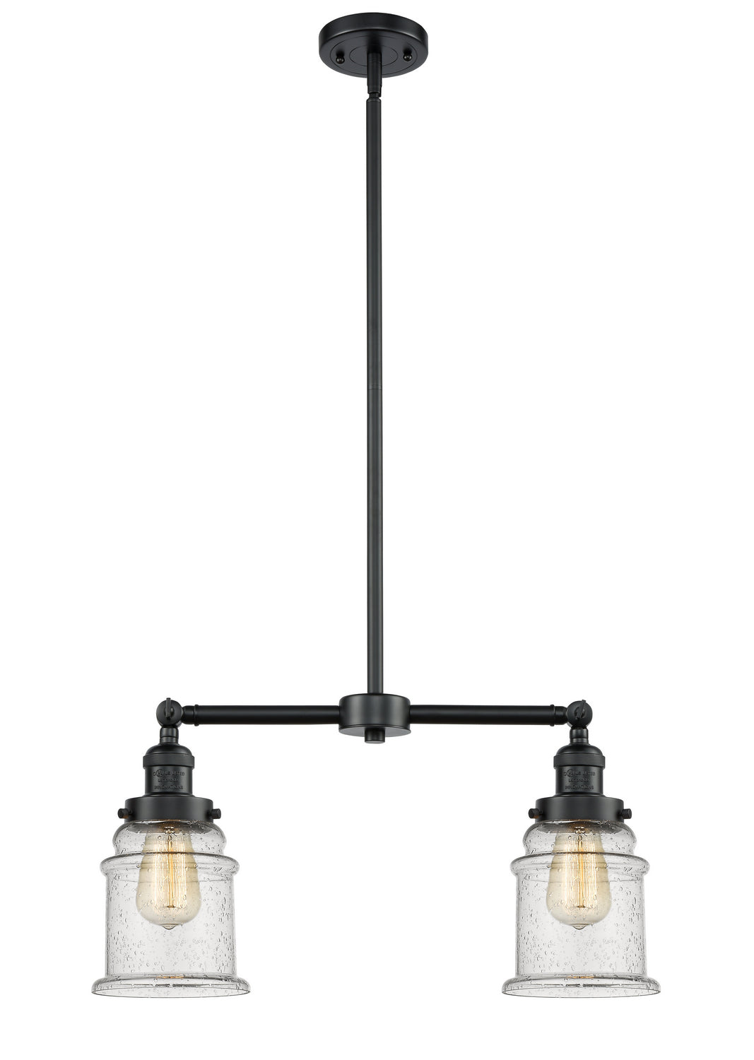 Innovations - 209-OB-G184 - Two Light Island Pendant - Franklin Restoration - Oil Rubbed Bronze