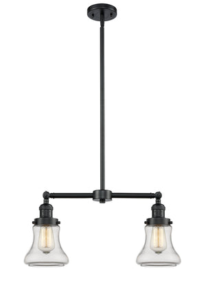 Innovations - 209-OB-G192 - Two Light Island Pendant - Franklin Restoration - Oil Rubbed Bronze