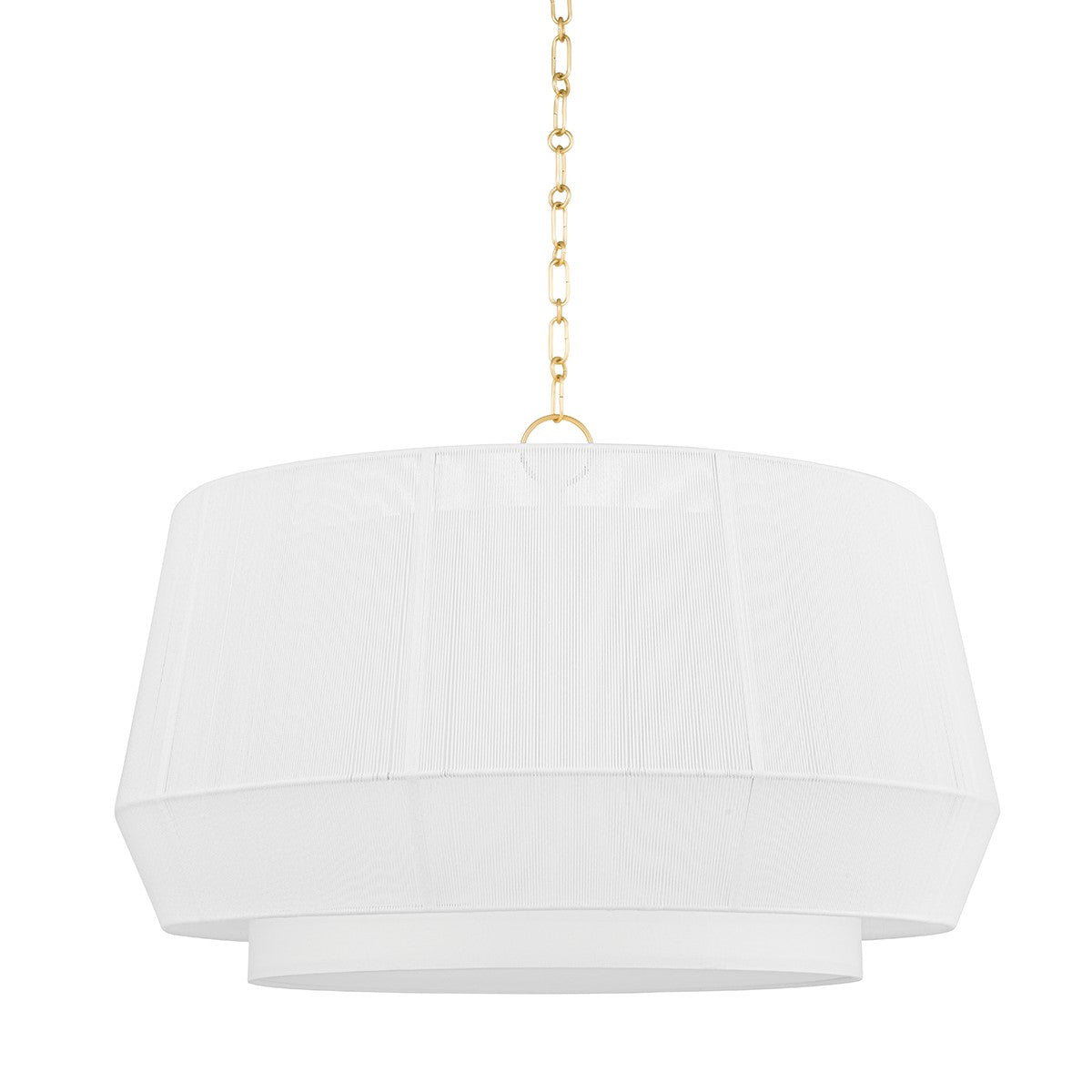 Hudson Valley - BKO502-AGB - Four Light Pendant - Debi - Aged Brass