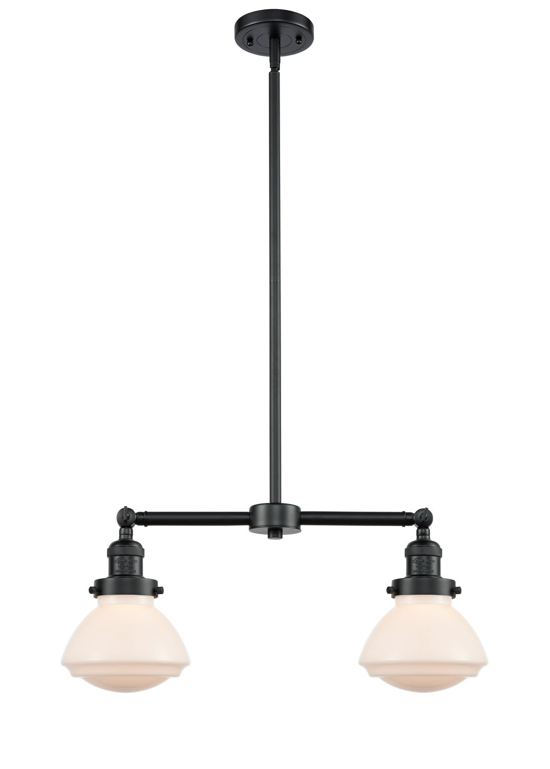 Innovations - 209-OB-G321 - Two Light Island Pendant - Franklin Restoration - Oil Rubbed Bronze