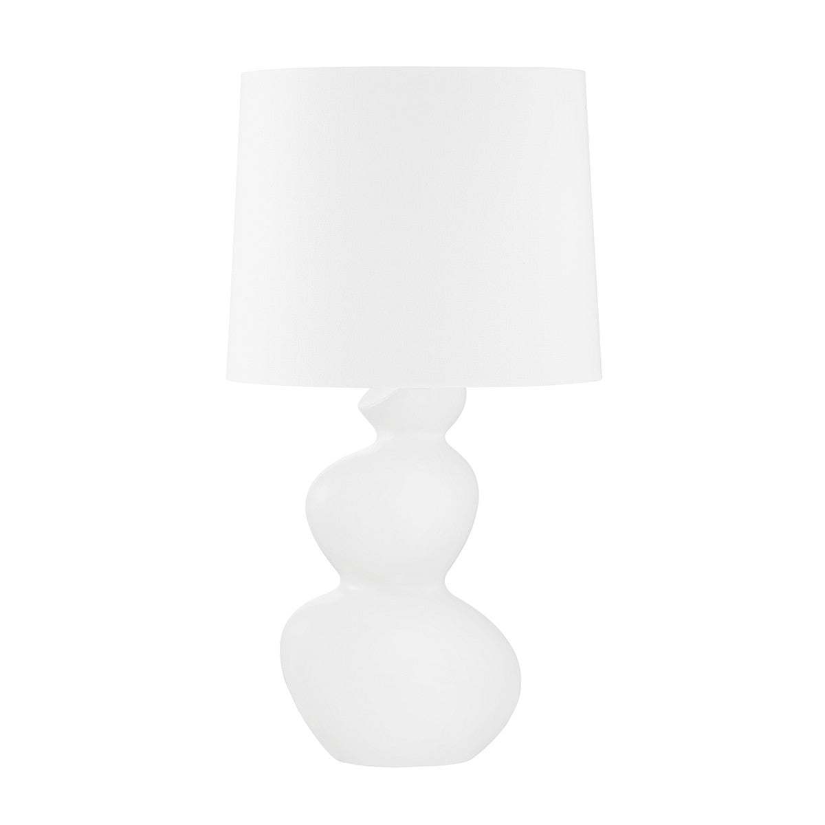 Hudson Valley - L1737-AGB/CSW - One Light Table Lamp - Kingsley - Aged Brass/Ceramic Satin White