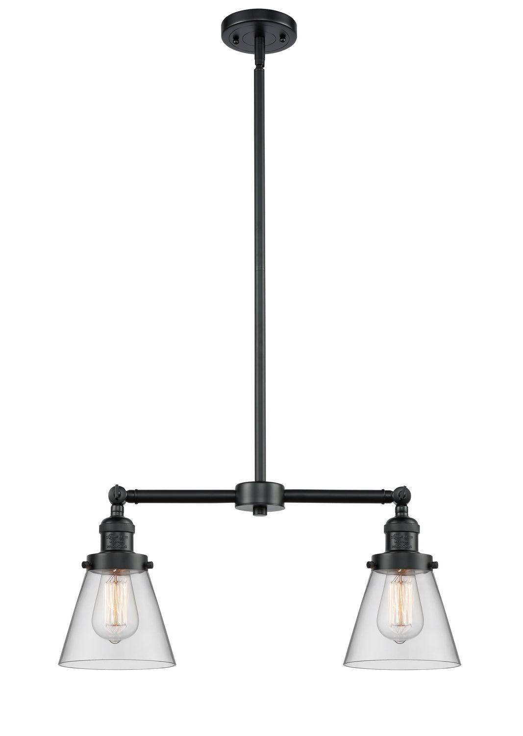 Innovations - 209-OB-G62 - Two Light Island Pendant - Franklin Restoration - Oil Rubbed Bronze