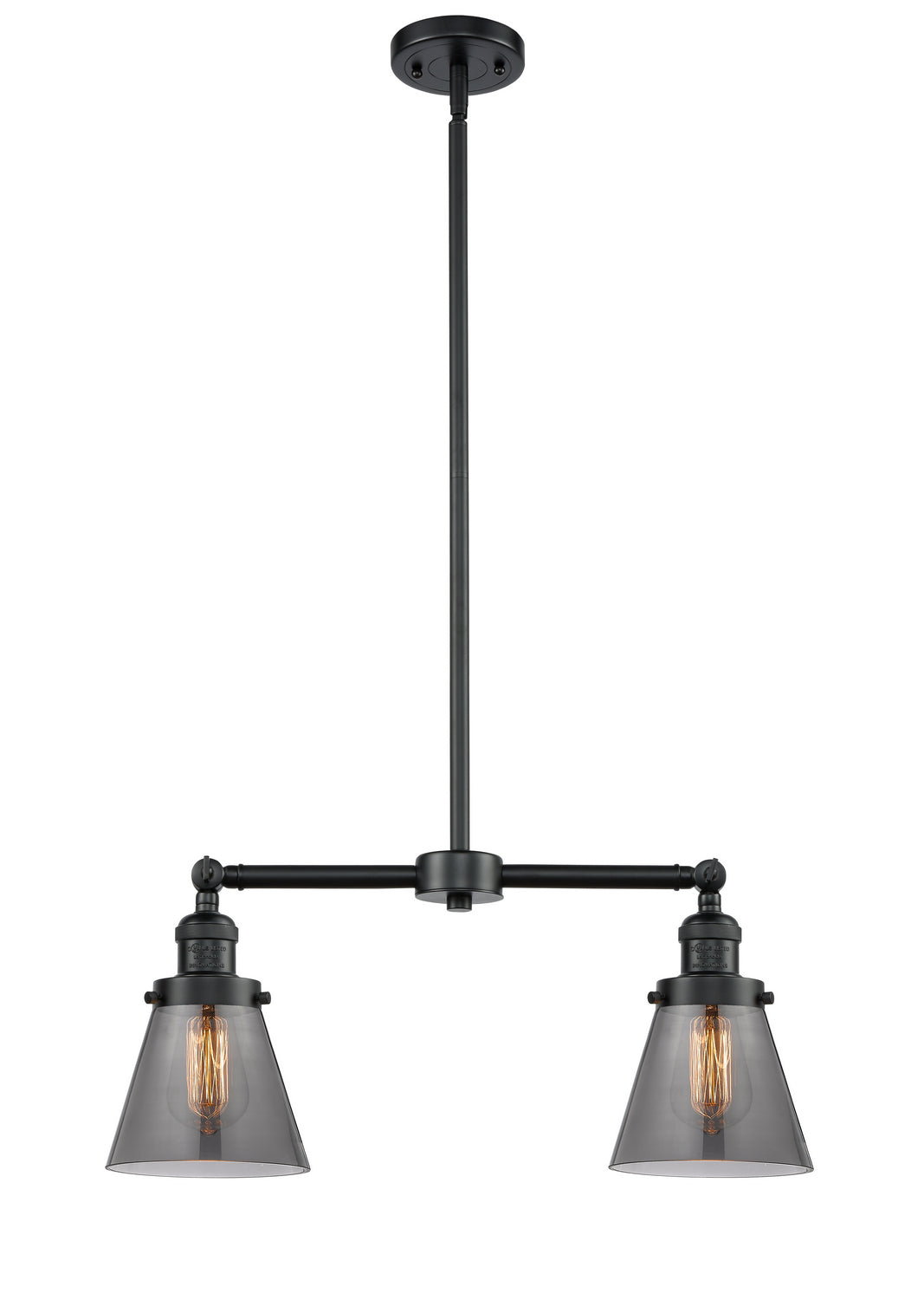 Innovations - 209-OB-G63 - Two Light Island Pendant - Franklin Restoration - Oil Rubbed Bronze