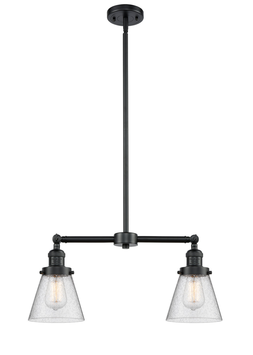 Innovations - 209-OB-G64 - Two Light Island Pendant - Franklin Restoration - Oil Rubbed Bronze