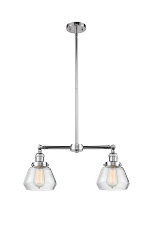 Innovations - 209-PC-G172 - Two Light Island Pendant - Franklin Restoration - Polished Chrome