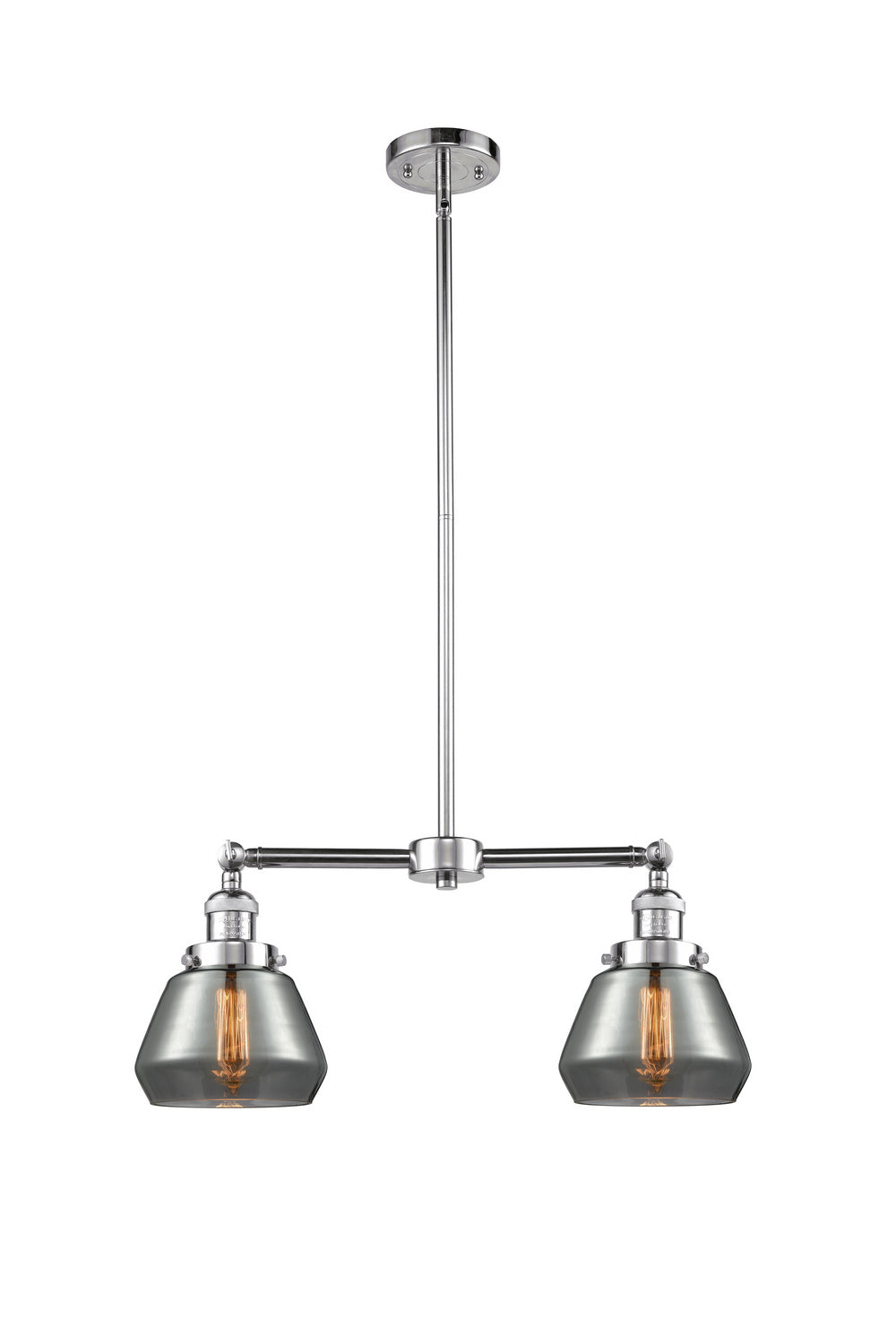 Innovations - 209-PC-G173 - Two Light Island Pendant - Franklin Restoration - Polished Chrome