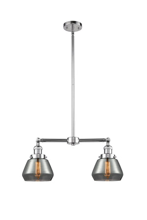 Innovations - 209-PC-G173 - Two Light Island Pendant - Franklin Restoration - Polished Chrome