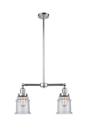 Innovations - 209-PC-G184 - Two Light Island Pendant - Franklin Restoration - Polished Chrome