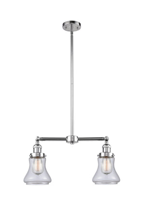 Innovations - 209-PC-G192 - Two Light Island Pendant - Franklin Restoration - Polished Chrome