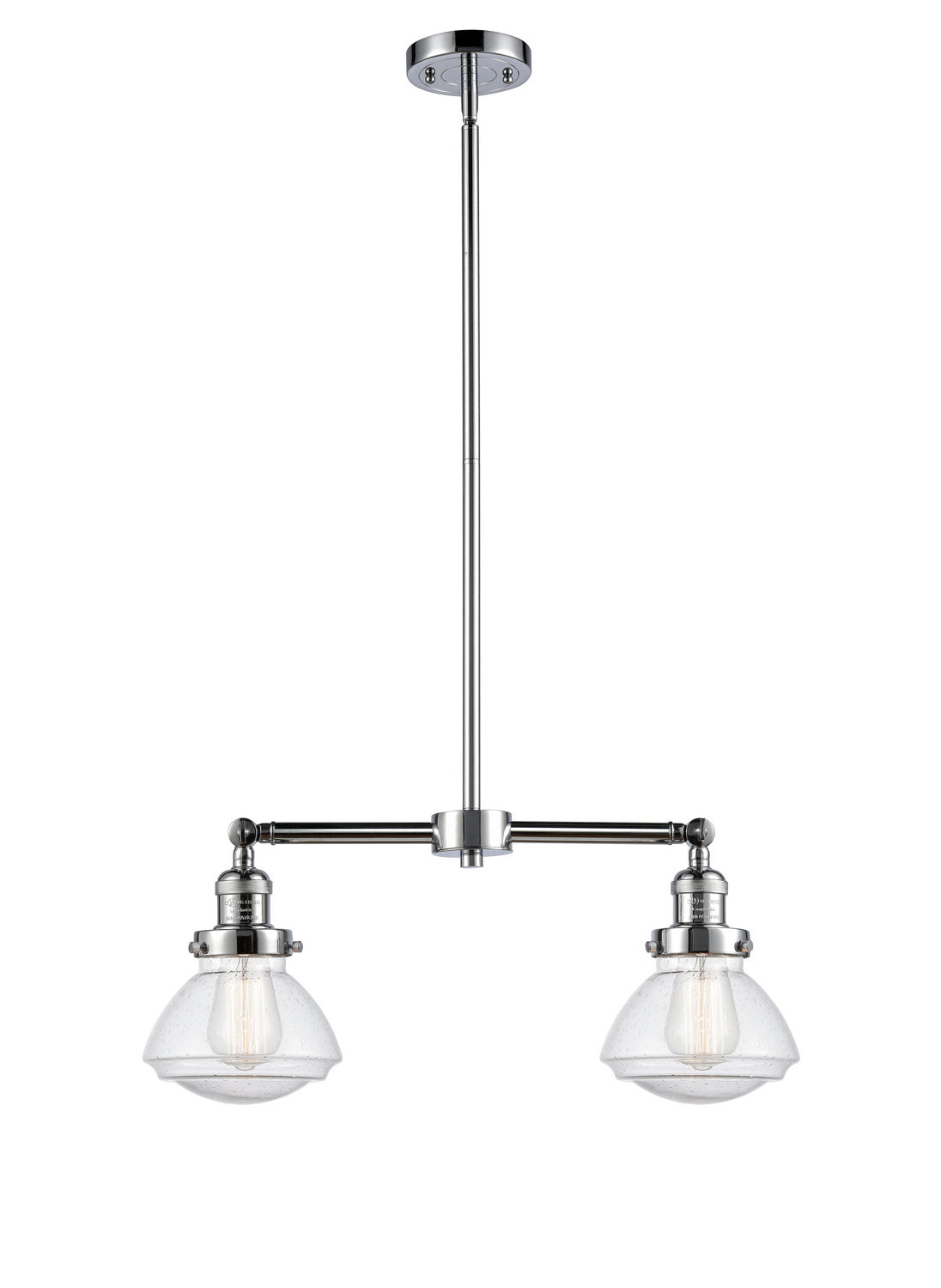 Innovations - 209-PC-G324 - Two Light Island Pendant - Franklin Restoration - Polished Chrome